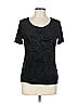 Armani Collezioni Black Short Sleeve Top Size 10 - photo 1