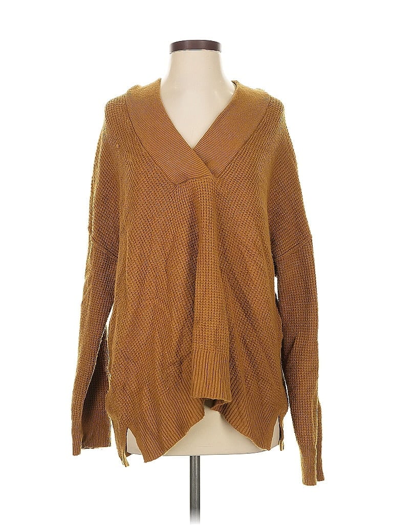 Pre-owned Aerie Cardigan Sweater In Brown