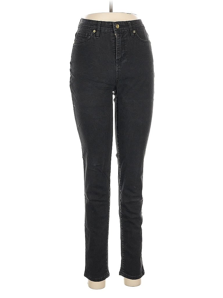IMAN Solid Black Jeggings Size 6 - photo 1