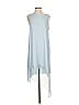 BCBGMAXAZRIA 100% Polyester Solid Blue Casual Dress Size S - photo 1