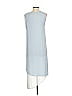 BCBGMAXAZRIA 100% Polyester Solid Blue Casual Dress Size S - photo 2