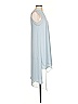 BCBGMAXAZRIA 100% Polyester Solid Blue Casual Dress Size S - photo 4