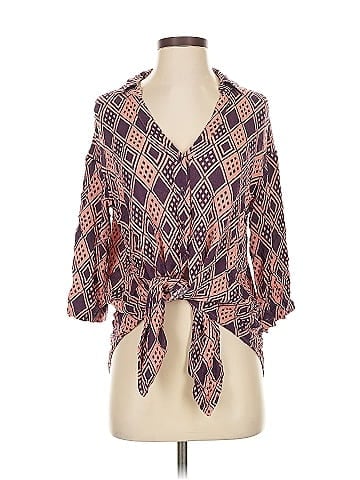 Porridge 3/4 Sleeve Blouse (view 1)