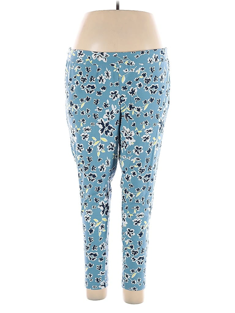 Pre-owned Terra & Sky Casual Pants In Blue