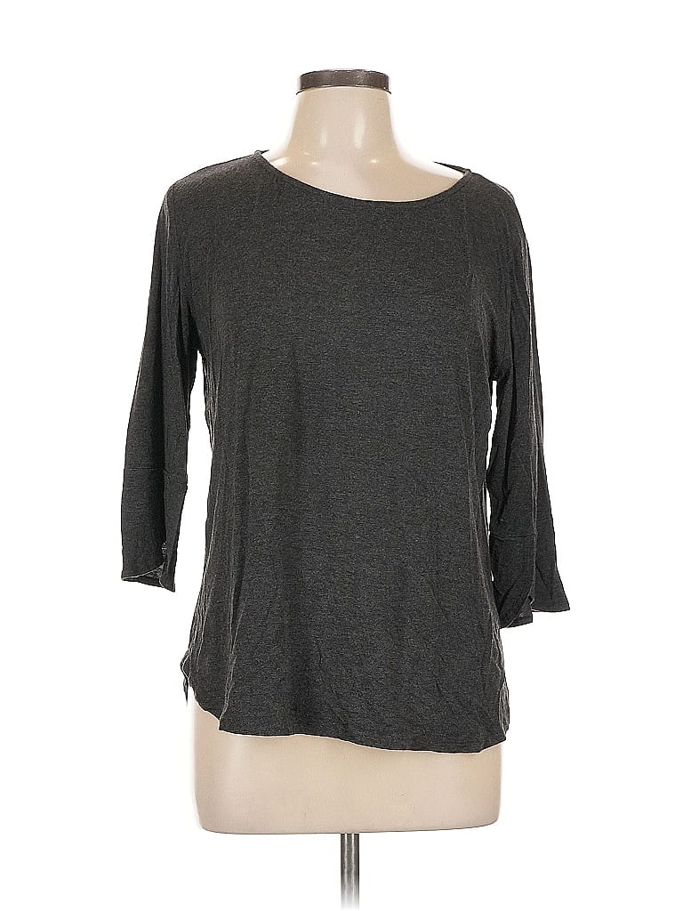 Click to view more detailed imagery on our partner's website Pre-owned Amour Vert 3/4 Sleeve T-shirt In Gray