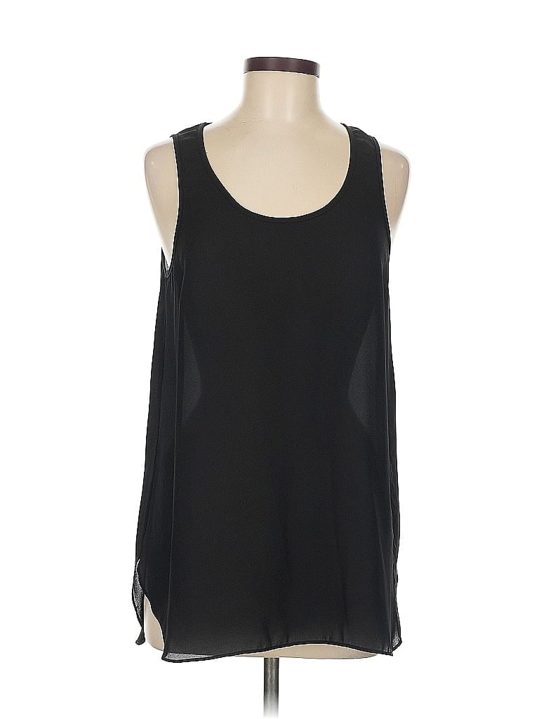 Pre-owned Lola And Sophie Sleeveless Blouse In Black