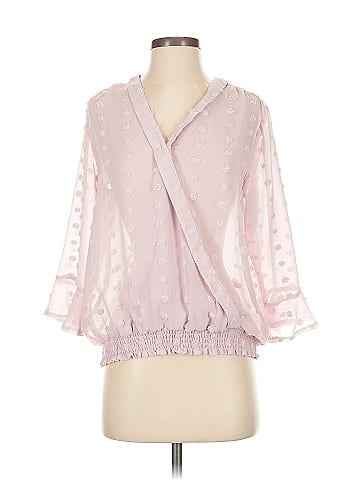 Solitaire 3/4 Sleeve Blouse (view 1)