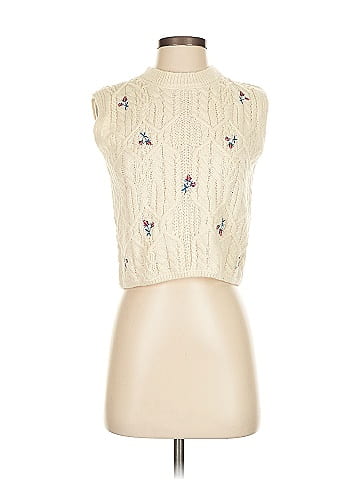Aqua Sweater Vest (view 1)