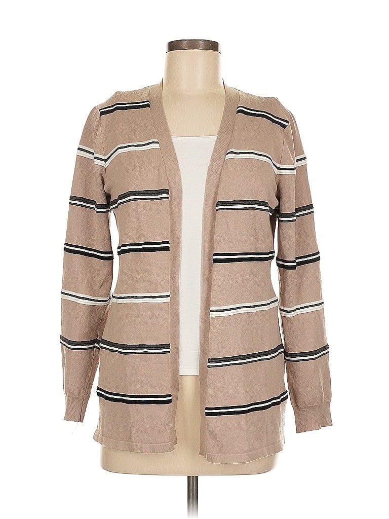 Pre-owned Assorted Brands Cardigan Sweater In Brown