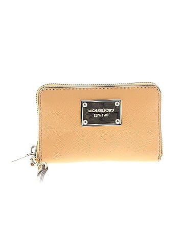 MICHAEL Michael Kors Leather Wristlet (view 1)