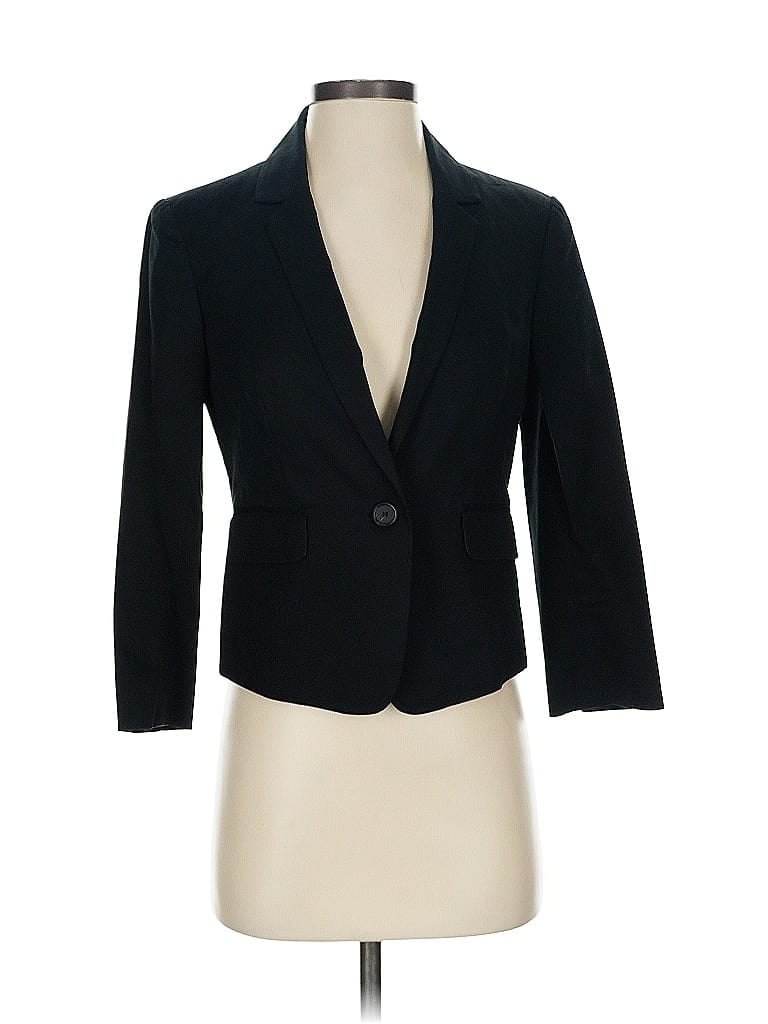 Pre-owned Ann Taylor Loft Blazer Jacket In Black