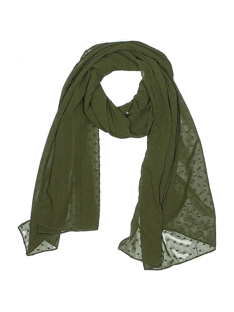 Pre-owned Unbranded Scarf In Green