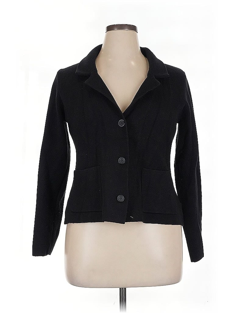Pre-owned Tahari Cardigan Sweater In Black