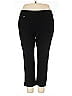 PREMISE Solid Black Active Pants Size 2X - photo 1