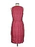 Akris Punto 100% Viscose Stripes Pink Cocktail Dress Size 8 - photo 2