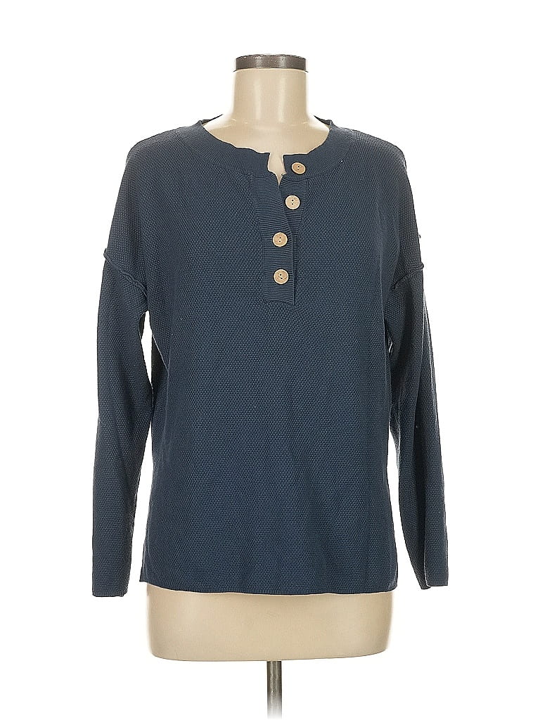 Pre-owned Unbranded Pullover Sweater In Blue