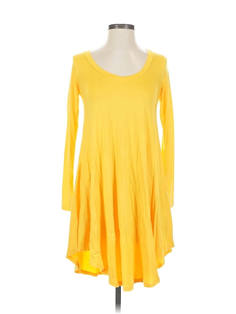 Pre-owned Reborn J Casual Dress In Yellow