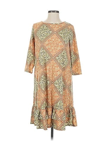 Perfect Peach Casual Dress (view 1)