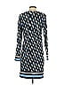 MICHAEL Michael Kors Graphic Blue Casual Dress Size XS - photo 2