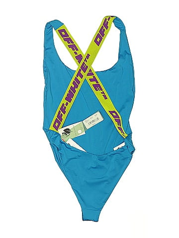 OFF-WHITE Logo Band One Piece Swimsuit (view 2)