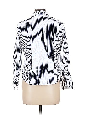 Talbots 3/4 Sleeve Button-Down Shirt (view 2)