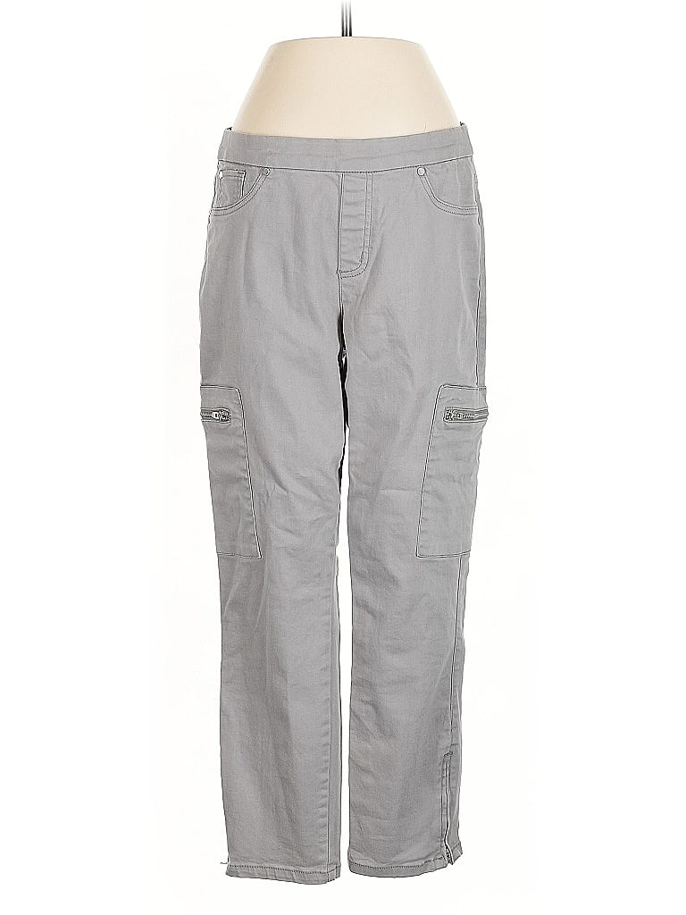 Pre-owned David David Meister Cargo Pants In Gray