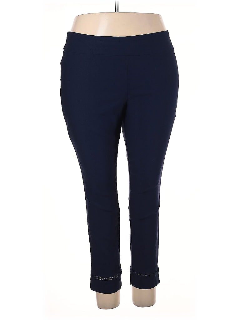 Pre-owned Crown & Ivy Active Pants In Blue