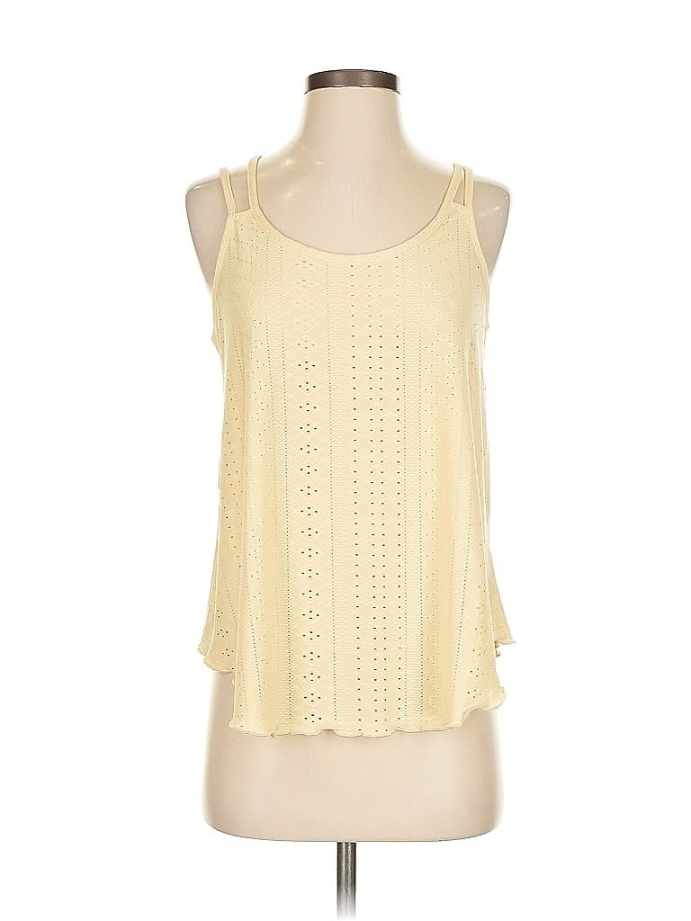 Pre-owned Unbranded Sleeveless Blouse In Yellow