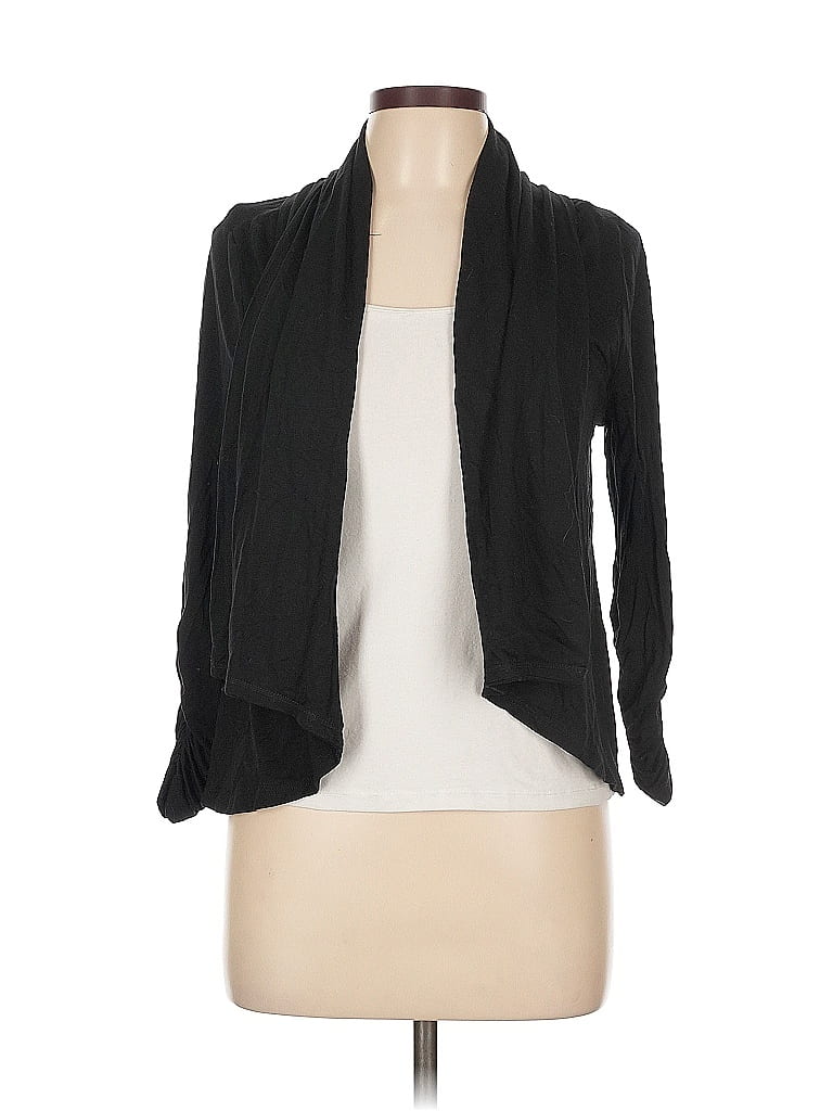 Pre-owned Karen Kane Cardigan Sweater In Black