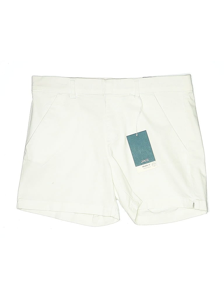 Pre-owned Jag Khaki Shorts In White