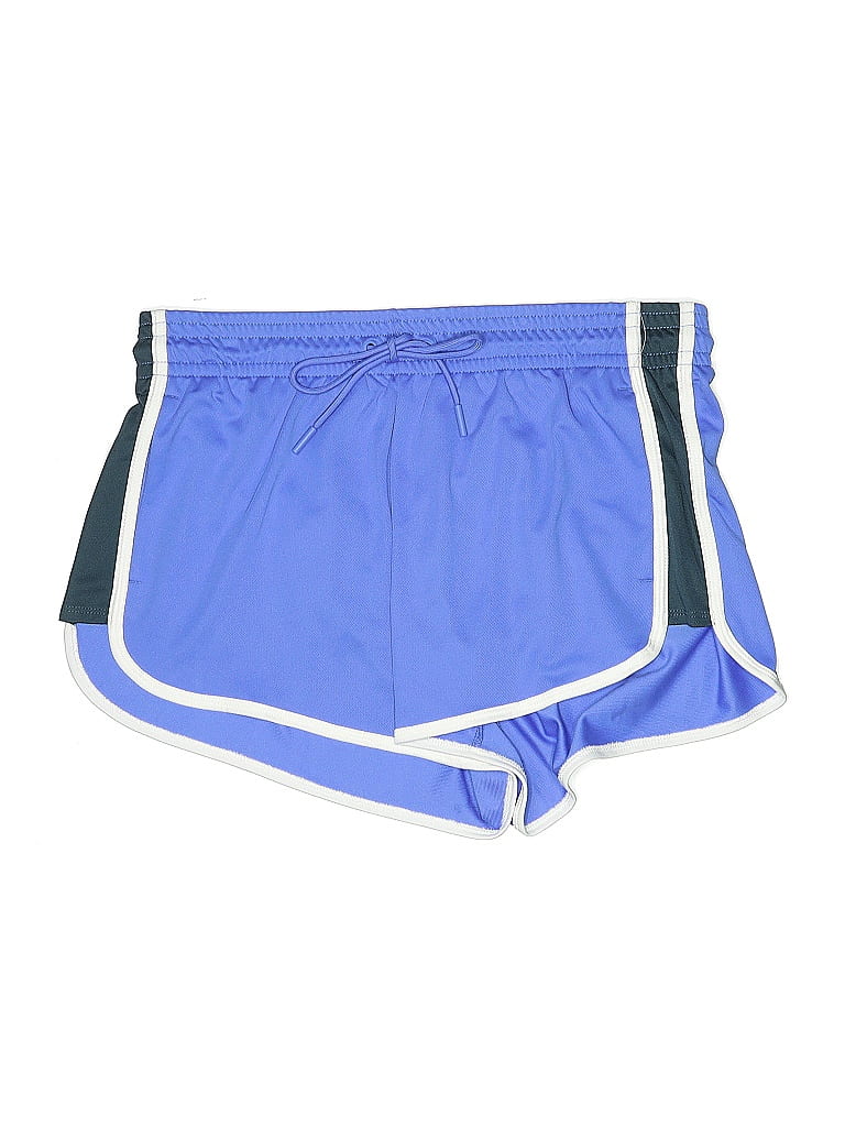 Blue Colorblock Shorts