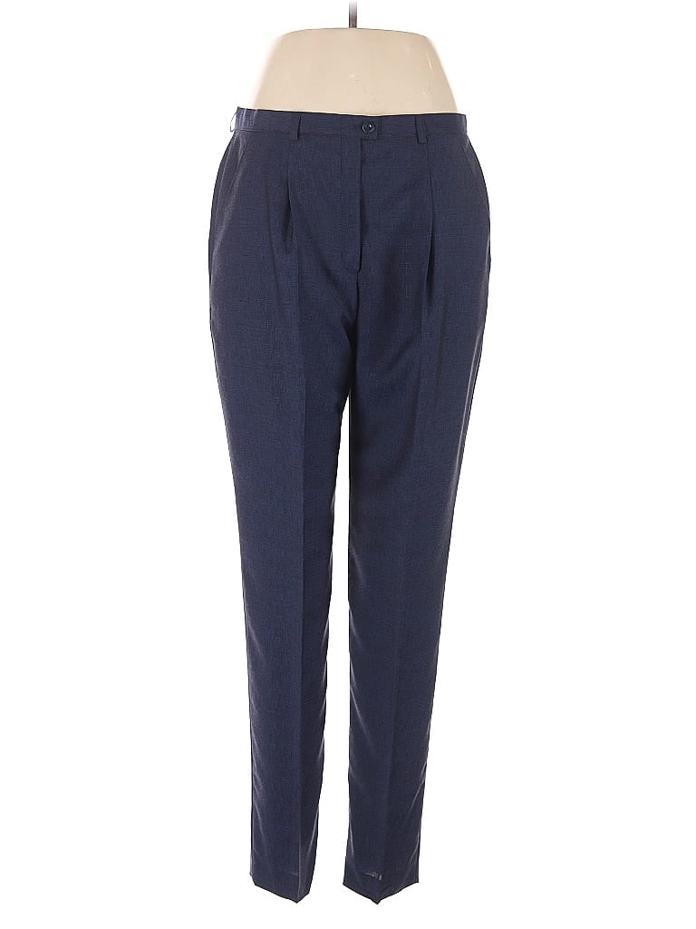 Pre-owned Escada Wool Pants In Blue