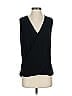 LINE 100% Polyester Black Sleeveless Blouse Size XS - photo 1