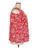 Woman Within Red Short Sleeve Blouse Size 18 - photo 3