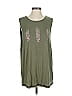 Pol Green Sleeveless T-Shirt Size S - photo 1