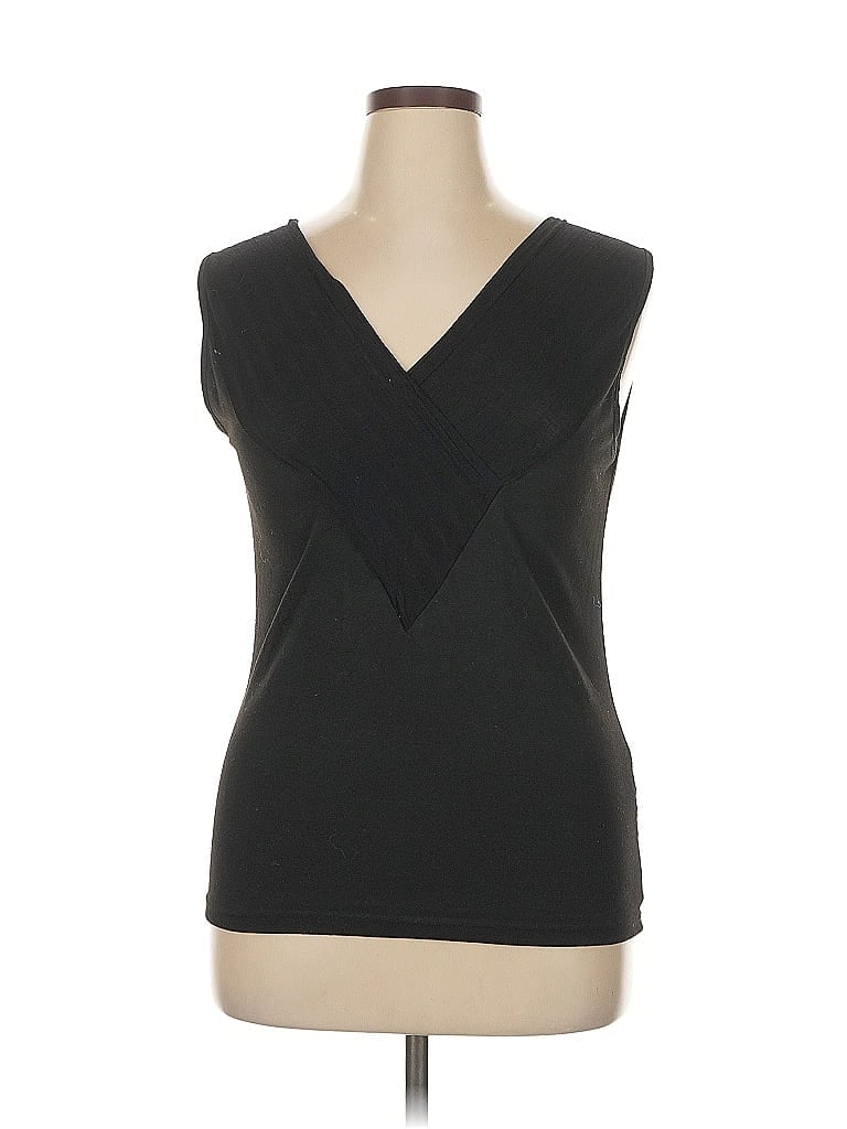 Click to view more detailed imagery on our partner's website Pre-owned Unbranded Sleeveless Top Black V Neck Tops