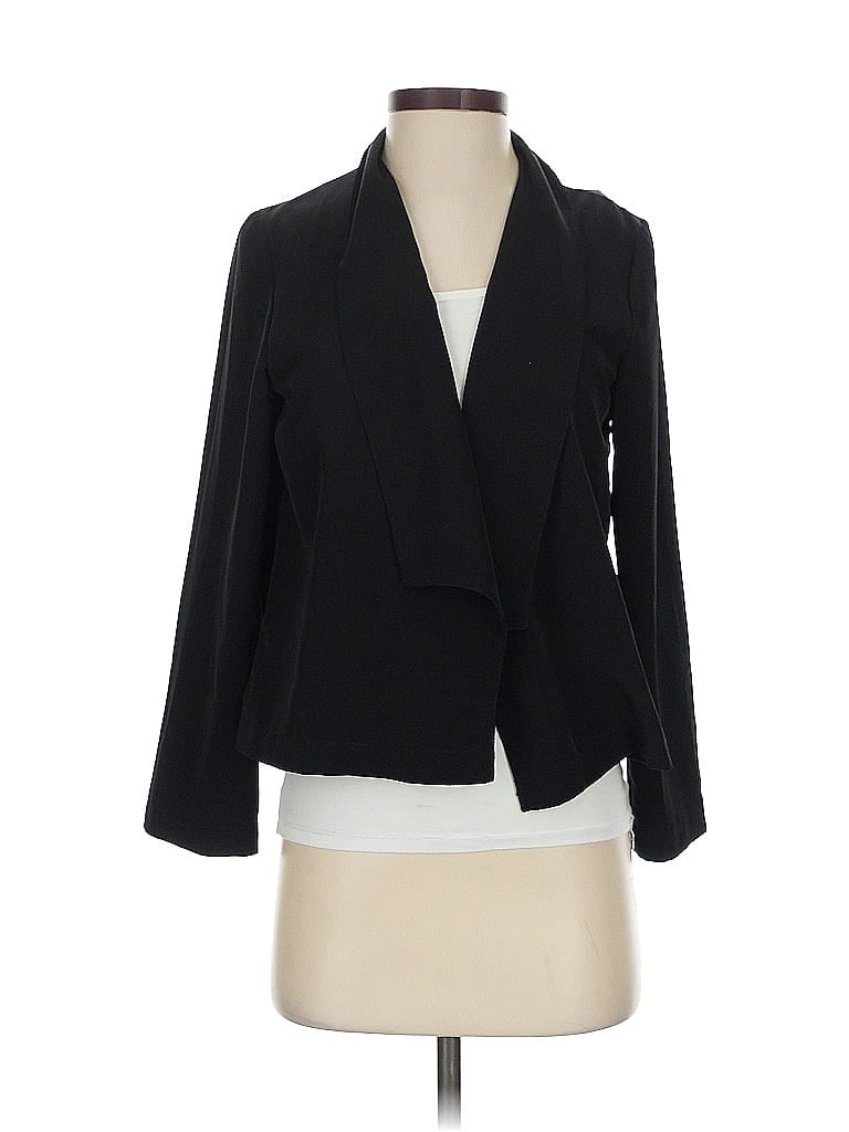 Pre-owned H&m Blazer Jacket In Black
