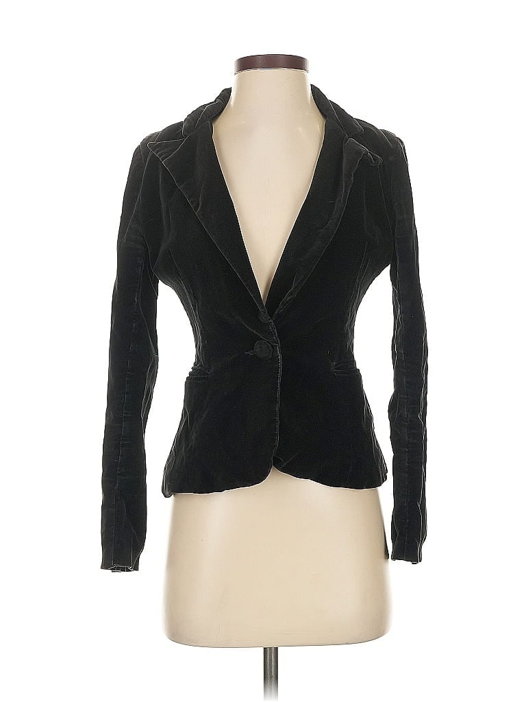 Pre-owned Aqua Blazer Jacket In Black