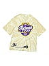 Assorted Brands 100% Cotton Tie-dye Yellow Ivory Short Sleeve T-Shirt Size 10 - 12 - photo 1