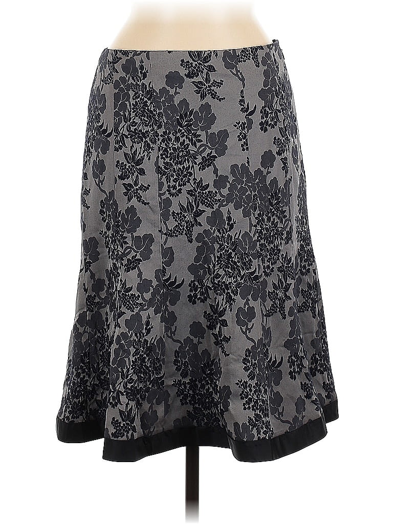 Pre-owned Ann Taylor Factory Formal Skirt In Gray