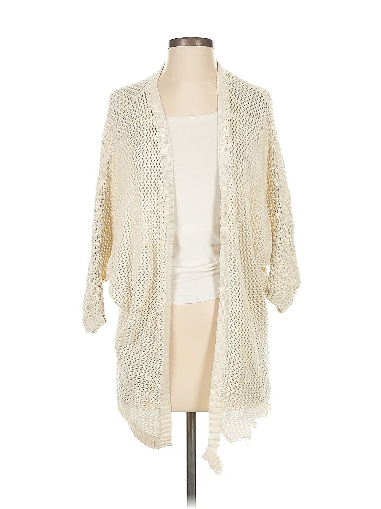 Pre-owned Kimchi Blue Cardigan Sweater In White