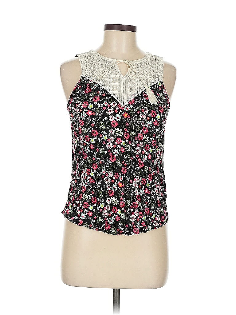 Pre-owned No Boundaries Sleeveless Blouse In Black