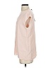 Lafayette 148 New York 100% Silk Pink Sleeveless Silk Top Size S - photo 4