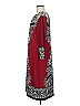 JM Collection Paisley Burgundy Casual Dress Size M - photo 4