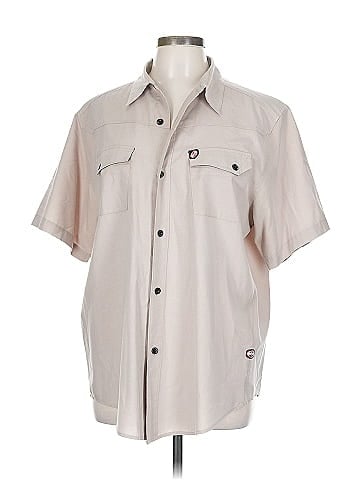 Split Short Sleeve Blouse (view 1)
