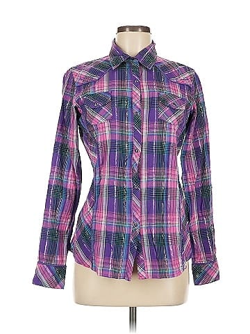 Cowgirl Up Long Sleeve Button-Down Shirt (view 1)