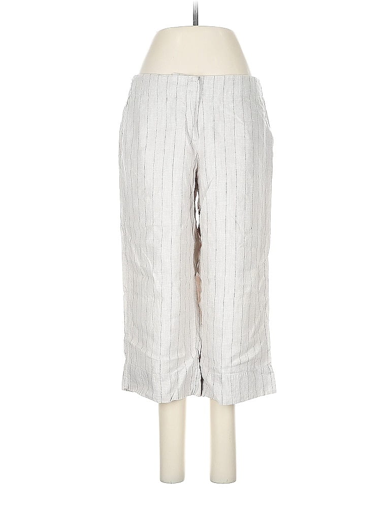 Pre-owned Jjill Linen Pants In Silver