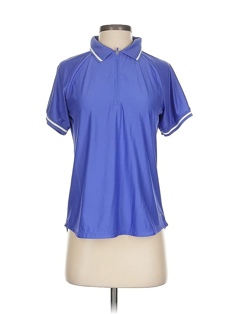 Pre-owned Mondetta Short Sleeve Polo Shirt In Blue