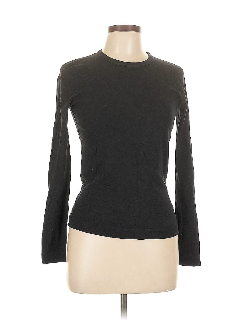 Pre-owned Three Dots Cardigan Sweater In Black