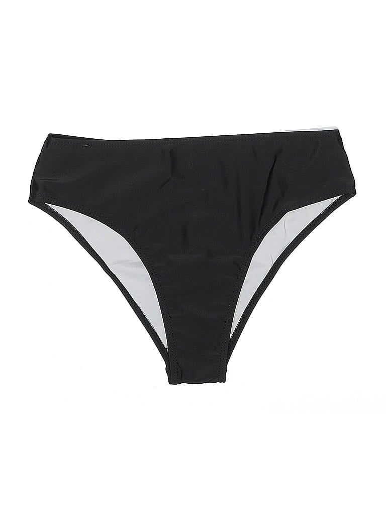 Pre-owned Unbranded Swimsuit Bottoms In Black